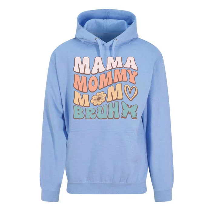 Mama Mommy Mom Bruh Unisex Surf Hoodie