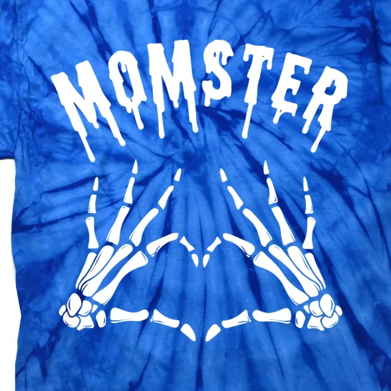 Momster Mommy Mother Monster Halloween Matching Costume Gift Funny Gift Tie-Dye T-Shirt