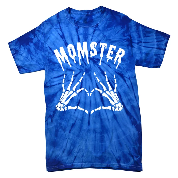 Momster Mommy Mother Monster Halloween Matching Costume Gift Funny Gift Tie-Dye T-Shirt