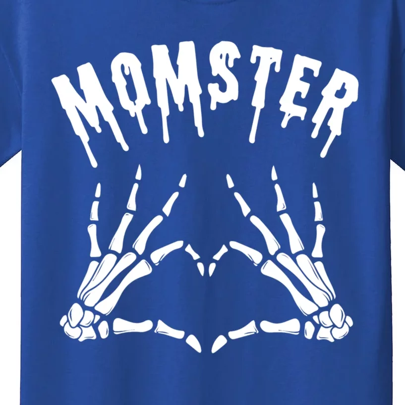 Momster Mommy Mother Monster Halloween Matching Costume Gift Funny Gift Kids T-Shirt