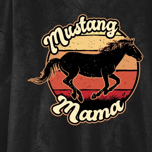 Mustang Mama Hooded Wearable Blanket