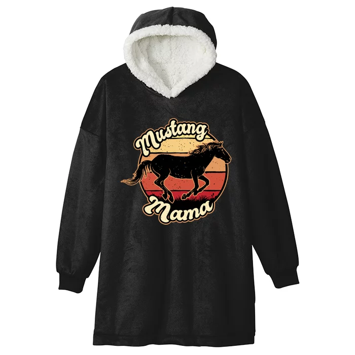 Mustang Mama Hooded Wearable Blanket