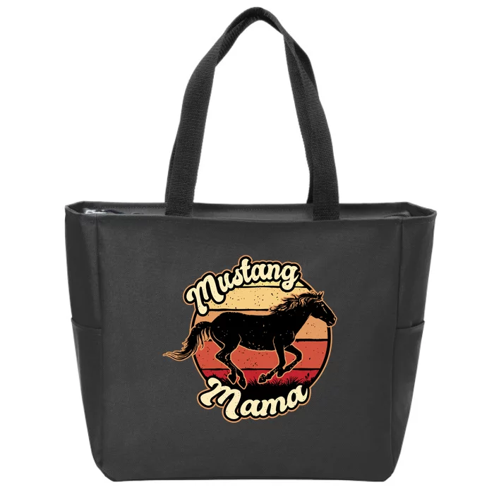 Mustang Mama Zip Tote Bag