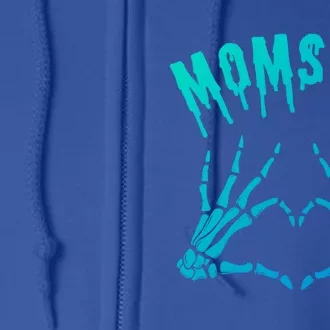 Momster Mommy Mother Monster Halloween Matching Costume Gift Funny Gift Full Zip Hoodie