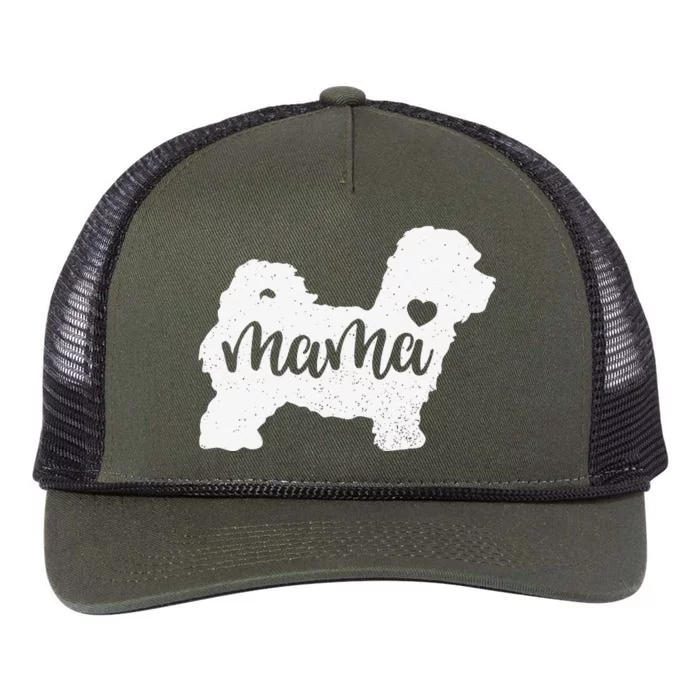 Maltipoo Mama Mom Dog Cute Mothers Day Gift Retro Rope Trucker Hat Cap