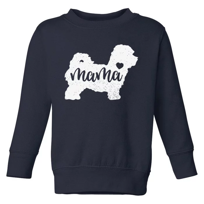 Maltipoo Mama Mom Dog Cute Mothers Day Gift Toddler Sweatshirt