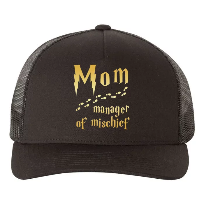 Magical Mom Manager Of Mischief Yupoong Adult 5-Panel Trucker Hat