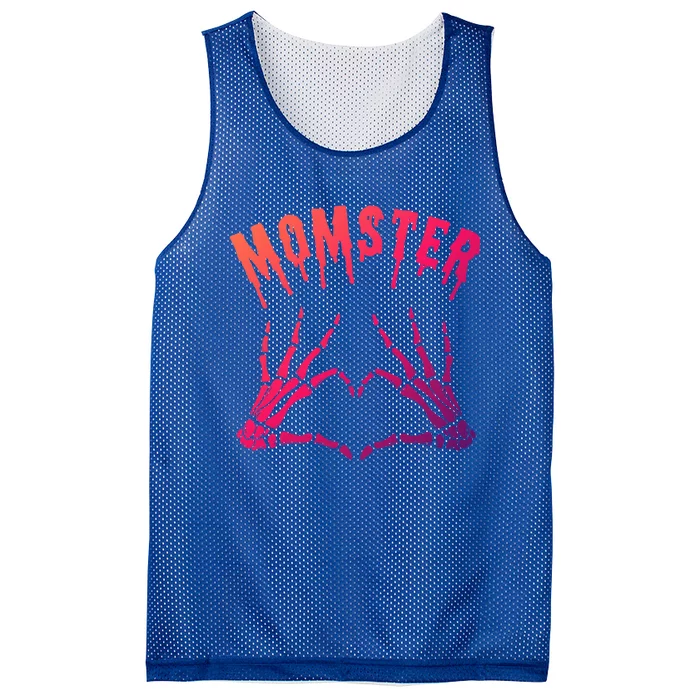 Momster Mommy Mother Monster Halloween Matching Costume Gift Funny Gift Mesh Reversible Basketball Jersey Tank