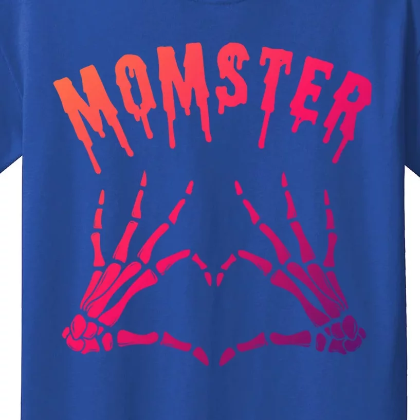 Momster Mommy Mother Monster Halloween Matching Costume Gift Funny Gift Kids T-Shirt