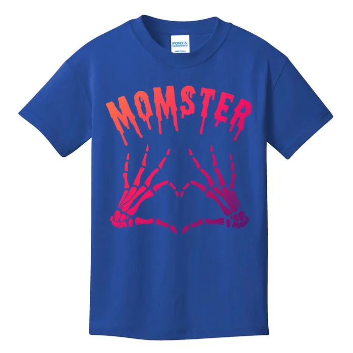 Momster Mommy Mother Monster Halloween Matching Costume Gift Funny Gift Kids T-Shirt