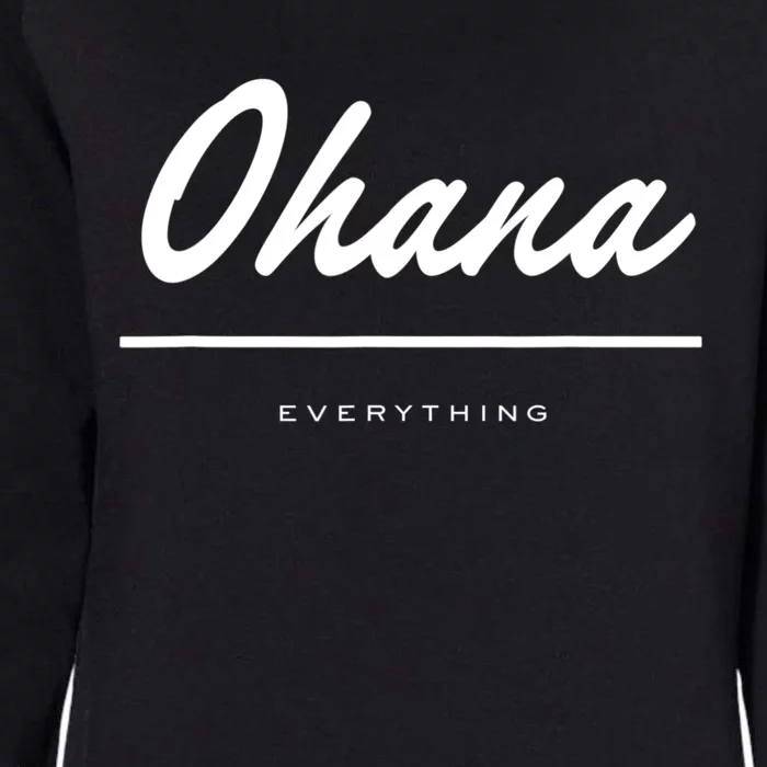 McKenzie Milton Merch Ohana Over Everything White Womens California Wash Sweatshirt