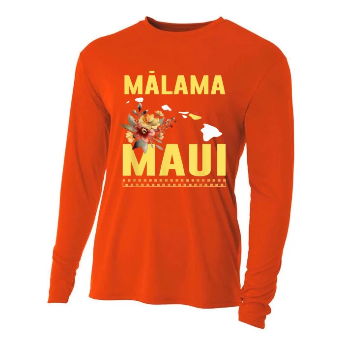 Malama Maui Malama Strong Hawaii Cooling Performance Long Sleeve Crew