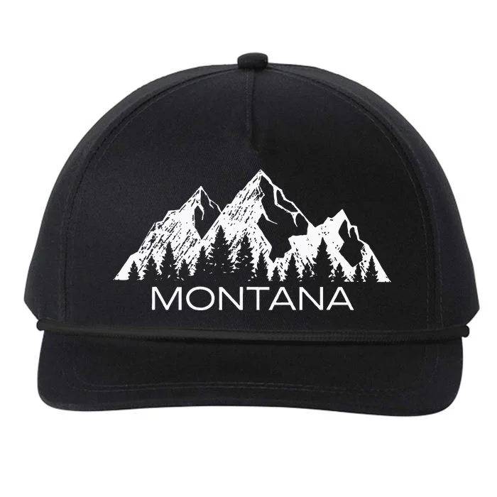 Montana Montana Mountain Gift Cool Montana Snapback Five-Panel Rope Hat