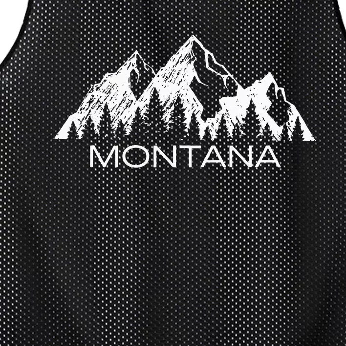 Montana Montana Mountain Gift Cool Montana Mesh Reversible Basketball Jersey Tank