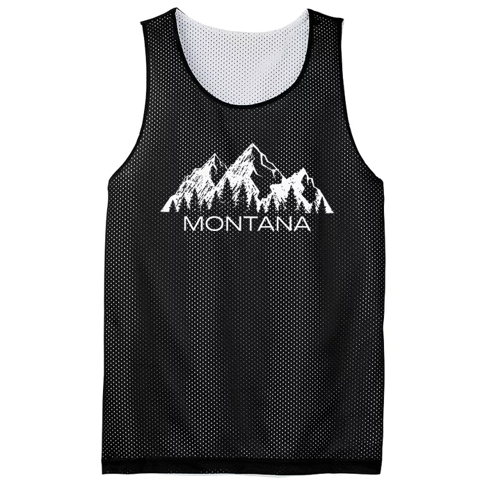 Montana Montana Mountain Gift Cool Montana Mesh Reversible Basketball Jersey Tank