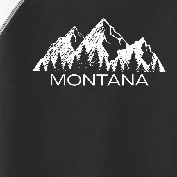 Montana Montana Mountain Gift Cool Montana Toddler Fine Jersey T-Shirt