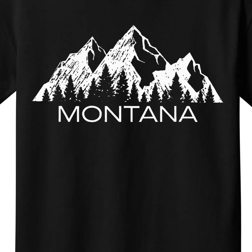 Montana Montana Mountain Gift Cool Montana Kids T-Shirt