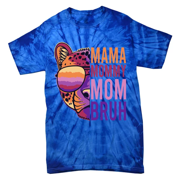 Mama Mommy Mom Bruh Lion Gift Tie-Dye T-Shirt