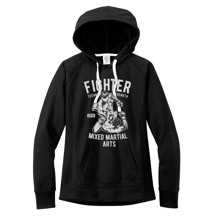 Mma Mixed Martial Art Fighter Gift Women's Fleece Hoodie