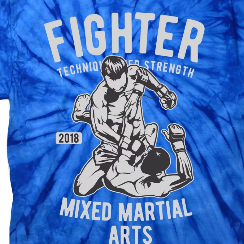 Mma Mixed Martial Art Fighter Gift Tie-Dye T-Shirt