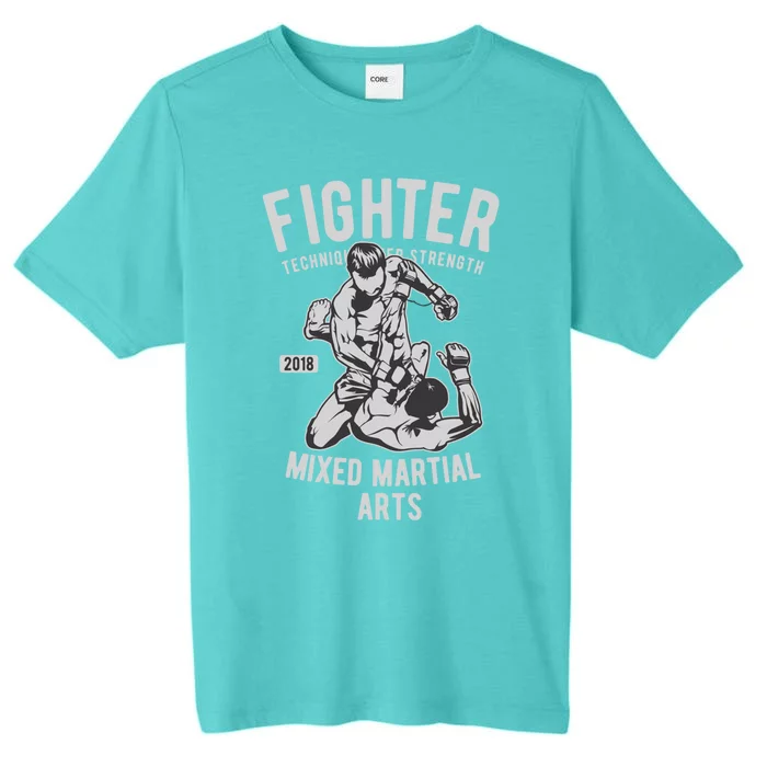 Mma Mixed Martial Art Fighter Gift ChromaSoft Performance T-Shirt