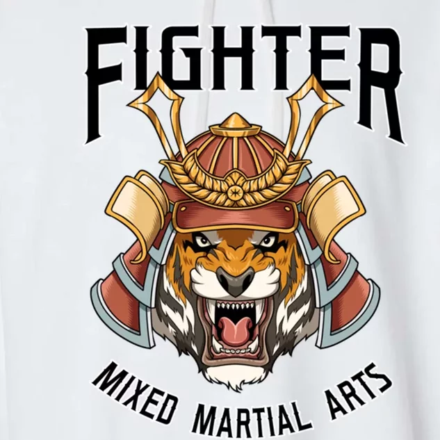 Mma Mixed Martial Arts Tiger Cage Fighter Free Fighter Funny Gift Garment-Dyed Fleece Hoodie