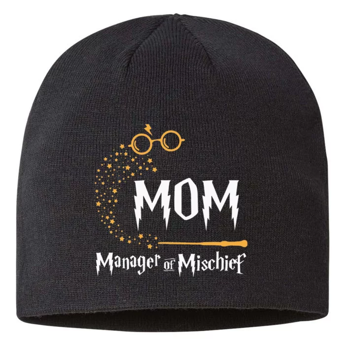 Magical Mom Manager of Mischief Mother's Day 8 1/2in Sustainable Knit Beanie