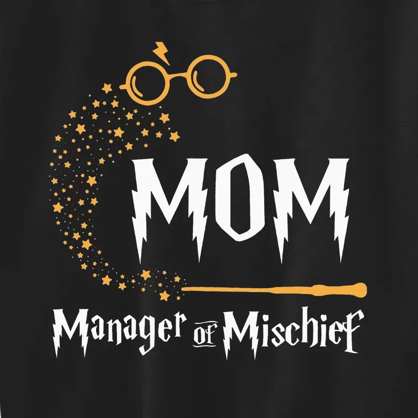 Magical Mom Manager of Mischief Mother's Day Kids Sweatshirt