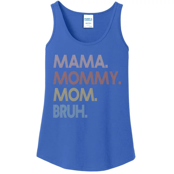 Mama Mommy Mom Bruh Mommy And Me Mom Tee Gift Ladies Essential Tank