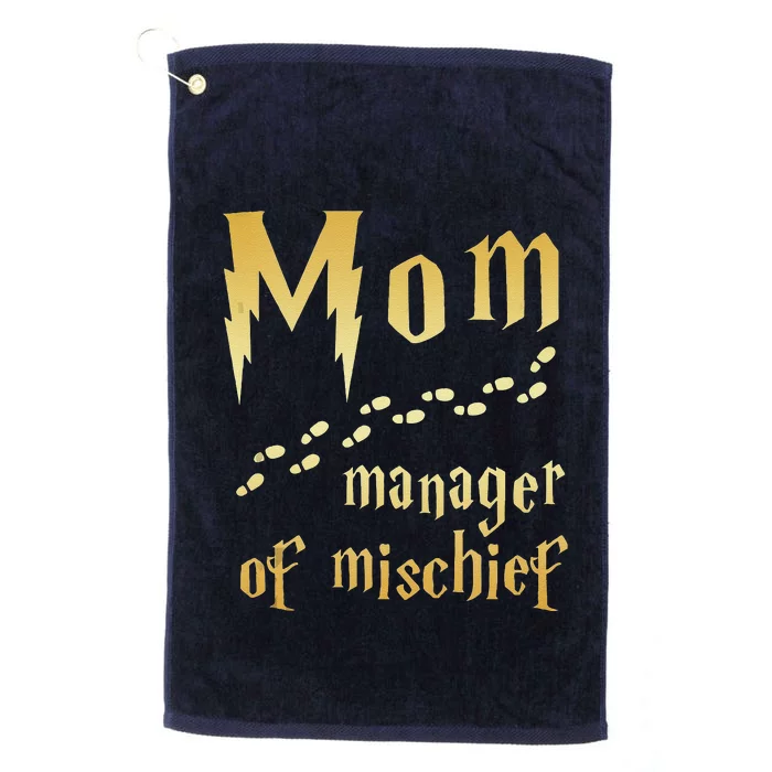 Magical Mom Manager Of Mischief Platinum Collection Golf Towel