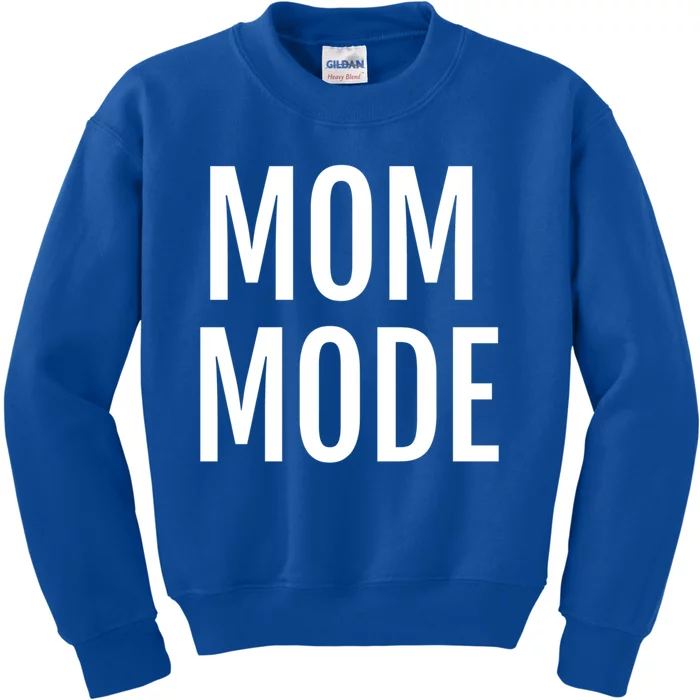 Mom Mode #Mommode Love Cool Gift Kids Sweatshirt