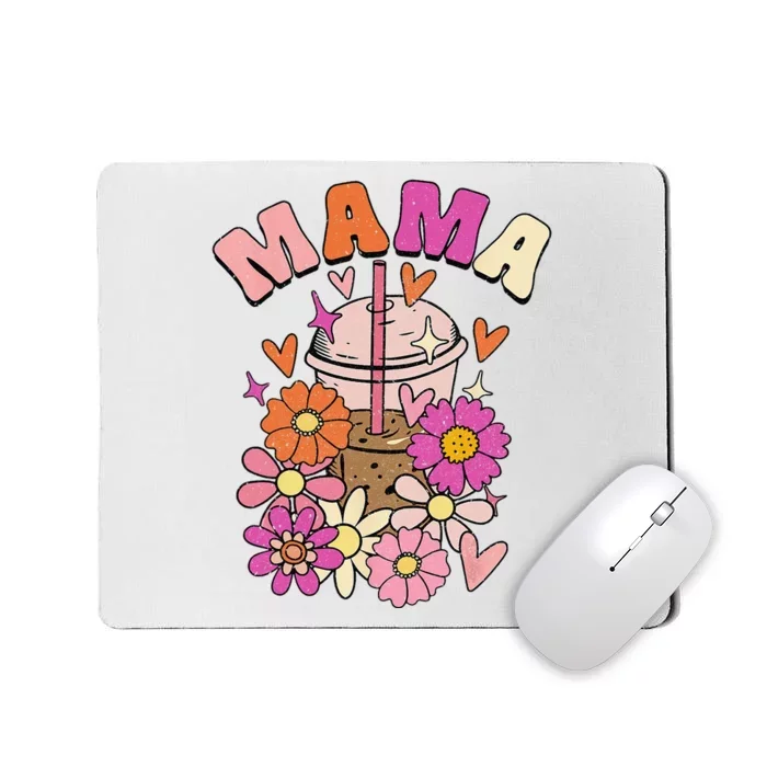 Mama & Mini Mommy & Daughter Mommy & Me Groovy Matching Mousepad