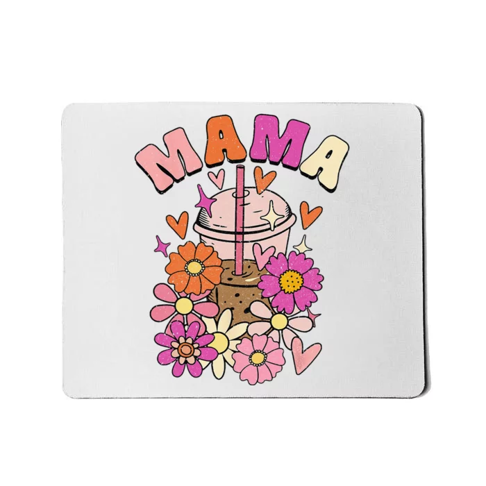 Mama & Mini Mommy & Daughter Mommy & Me Groovy Matching Mousepad