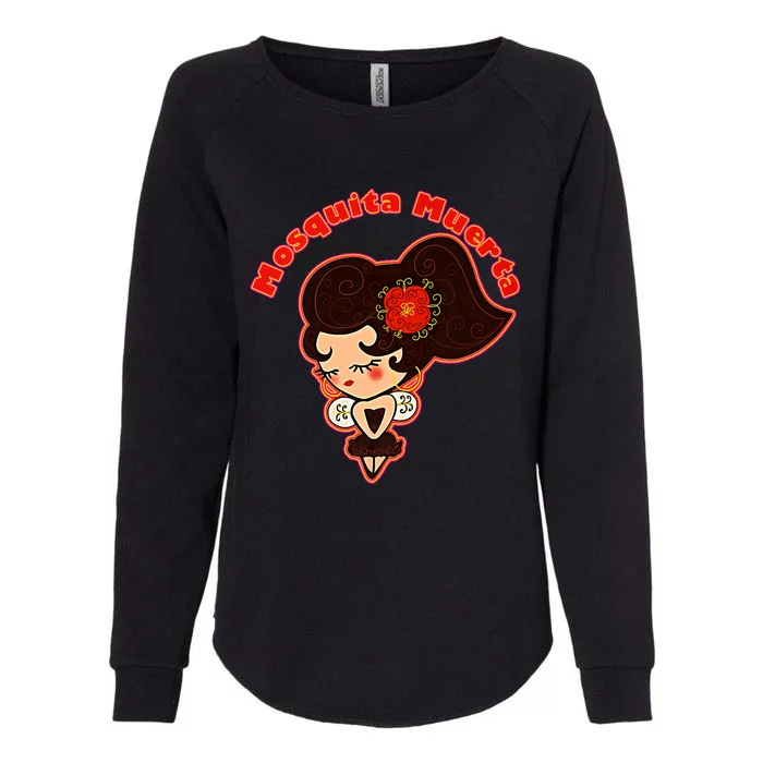 Mosquita Muerta Mischievous Funny Premium Womens California Wash Sweatshirt