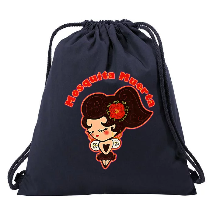 Mosquita Muerta Mischievous Funny Premium Drawstring Bag