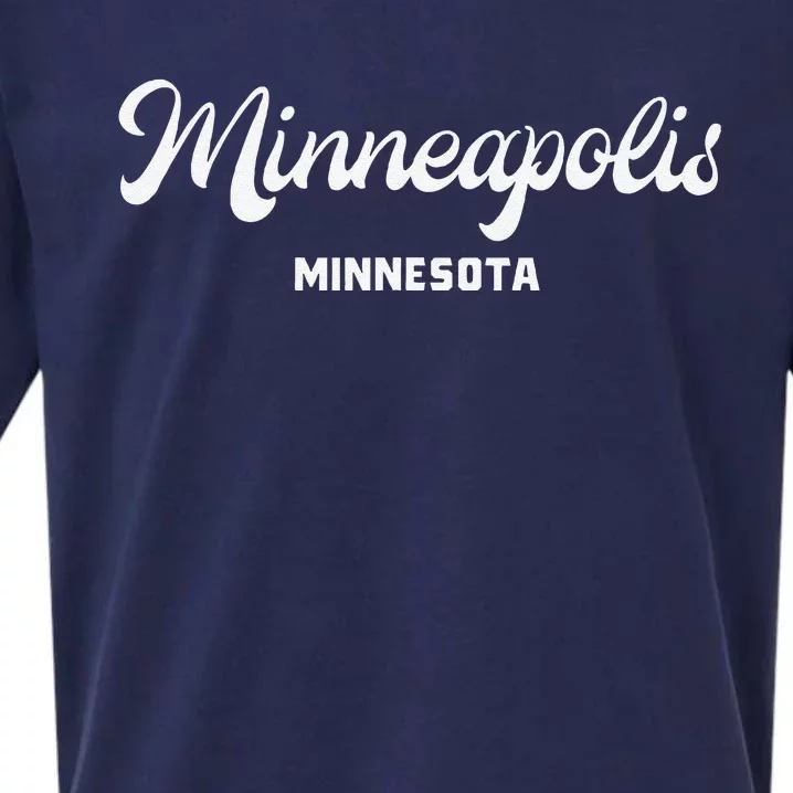 Minneapolis Minnesota Sueded Cloud Jersey T-Shirt