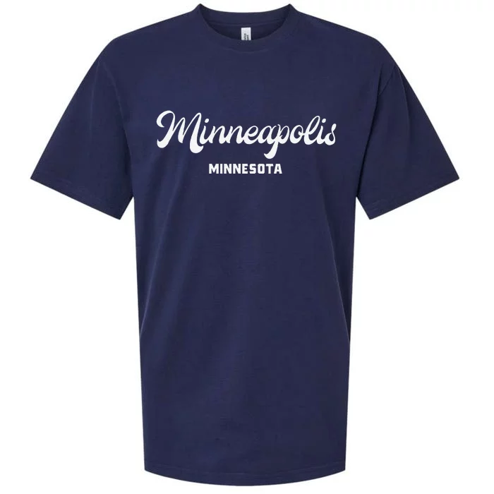 Minneapolis Minnesota Sueded Cloud Jersey T-Shirt