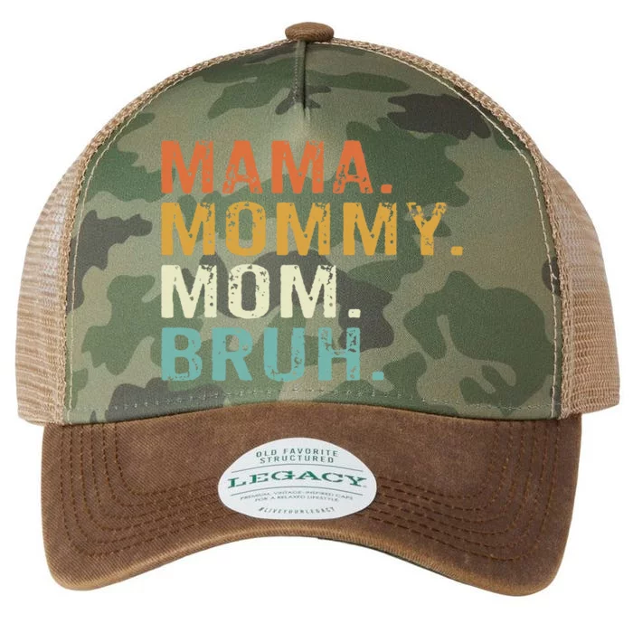 Mama Mommy Mom Bruh Mothers Day Legacy Tie Dye Trucker Hat