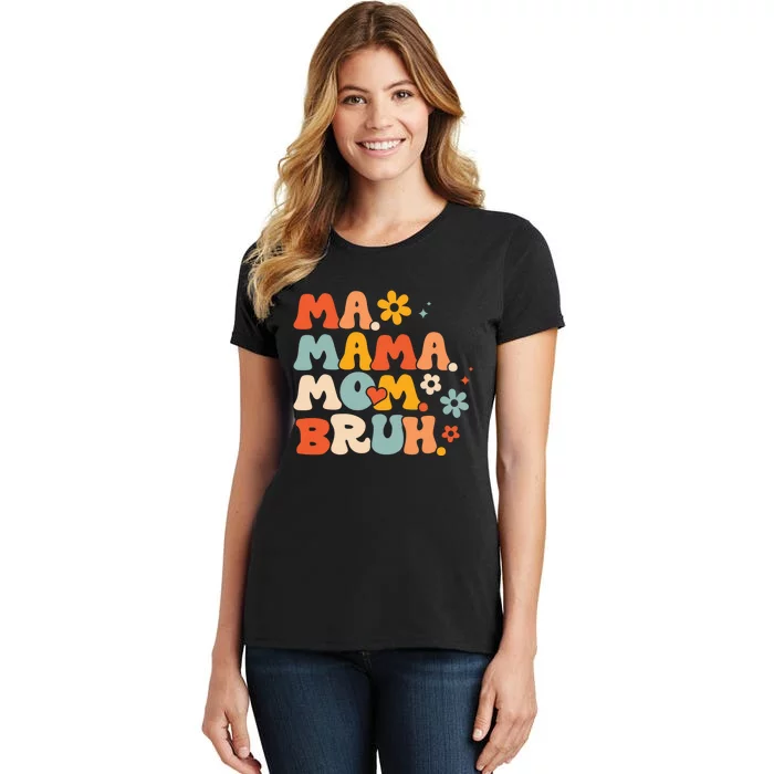 Ma Mama Mom Bruh Vintage Retro Women's T-Shirt