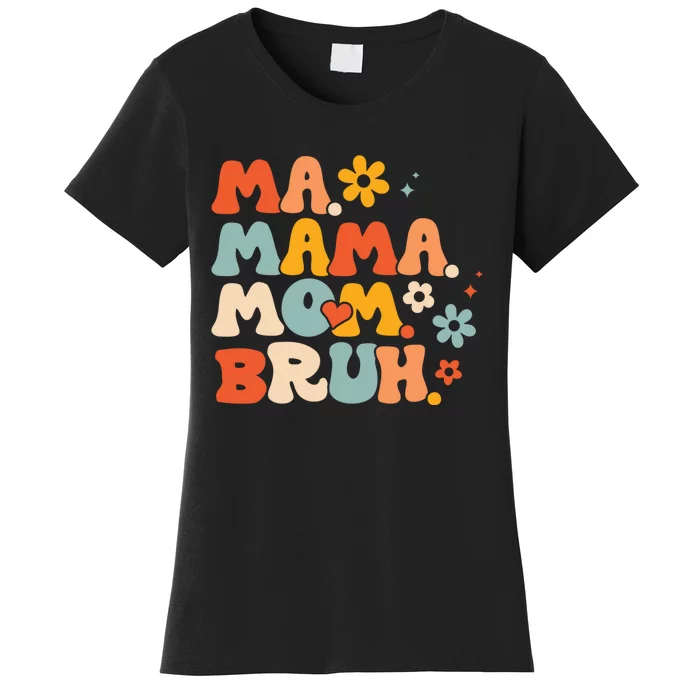 Ma Mama Mom Bruh Vintage Retro Women's T-Shirt