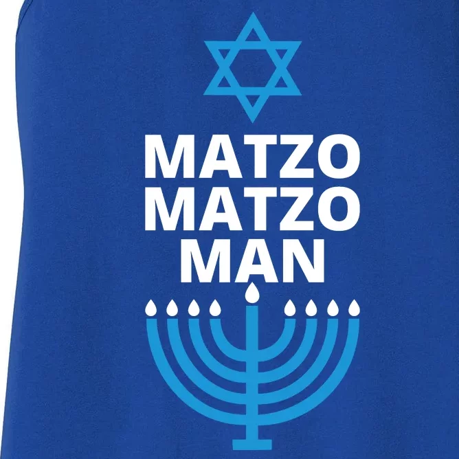 Matzo Matzo Man Hanukkah Women's Racerback Tank