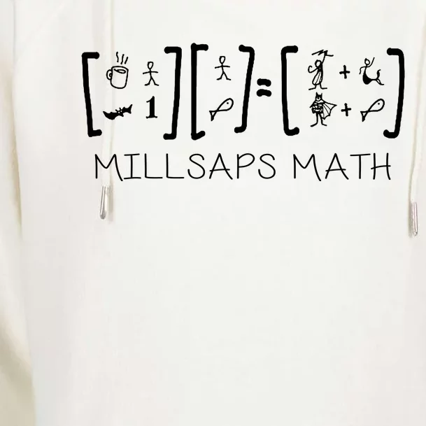 Millsaps Math Multiplication Womens Funnel Neck Pullover Hood