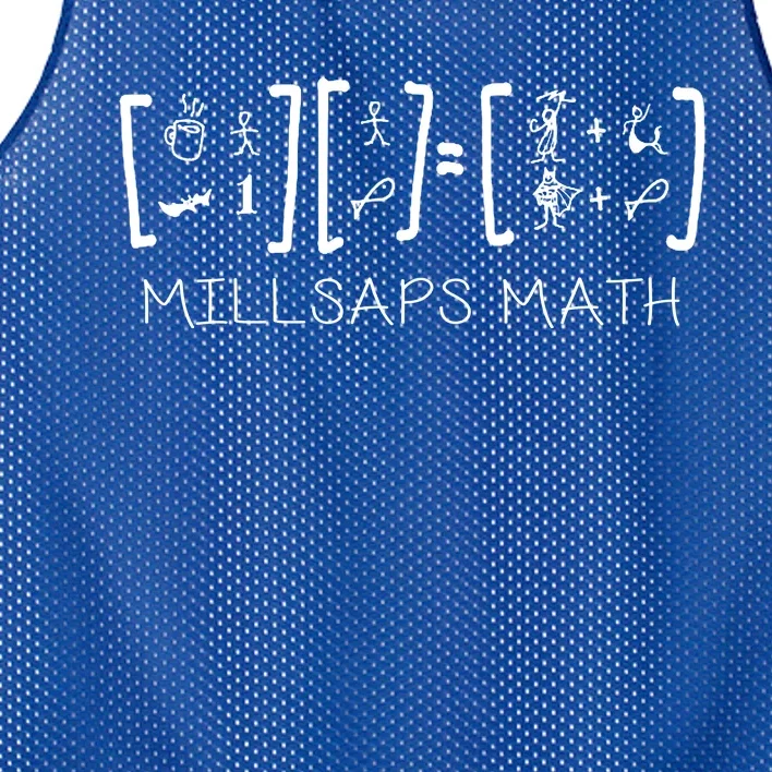 Millsaps Math Multiplication Mesh Reversible Basketball Jersey Tank