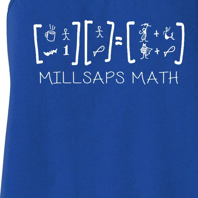 Millsaps Math Multiplication Women's Racerback Tank