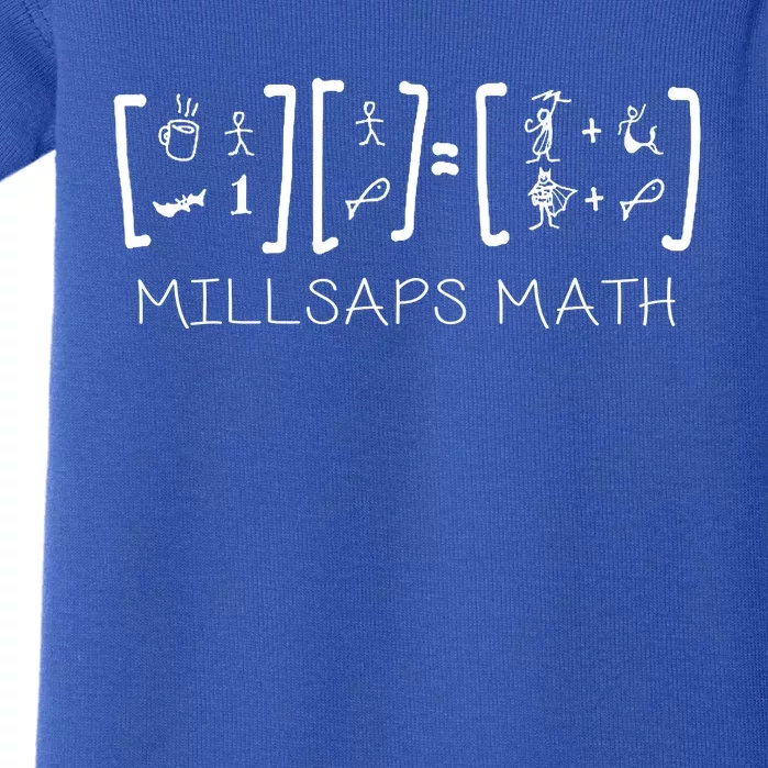 Millsaps Math Multiplication Baby Bodysuit