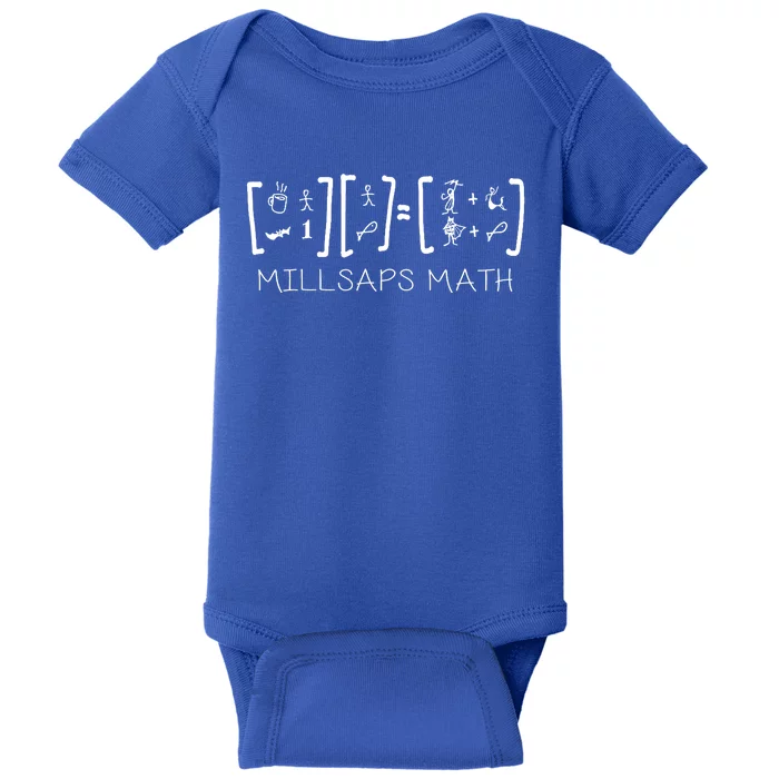 Millsaps Math Multiplication Baby Bodysuit