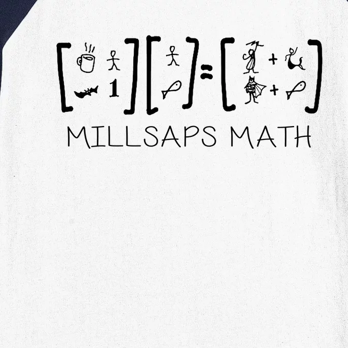 Millsaps Math Multiplication Baseball Sleeve Shirt