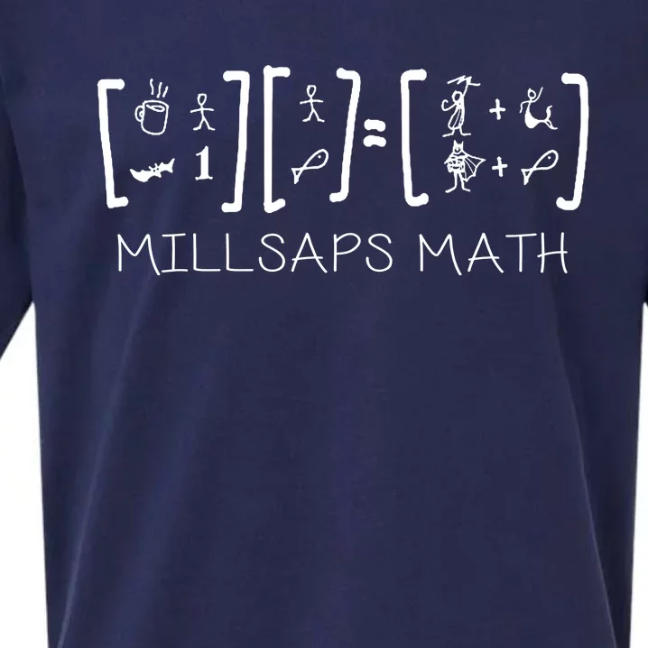 Millsaps Math Multiplication Sueded Cloud Jersey T-Shirt