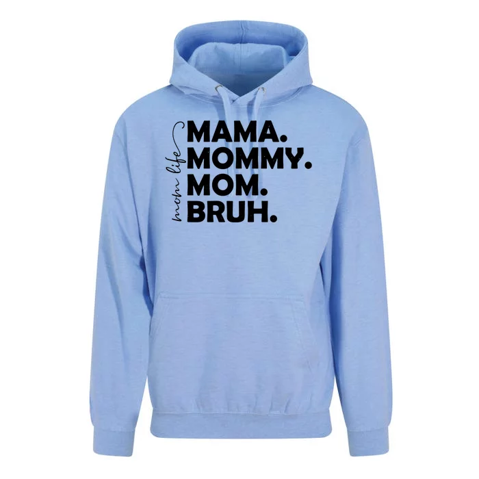 Mama Mommy Mom Bruh Life Unisex Surf Hoodie