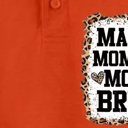 Mama Mommy Mom Bruh Bleached Leopard Mother Day Dry Zone Grid Performance Polo